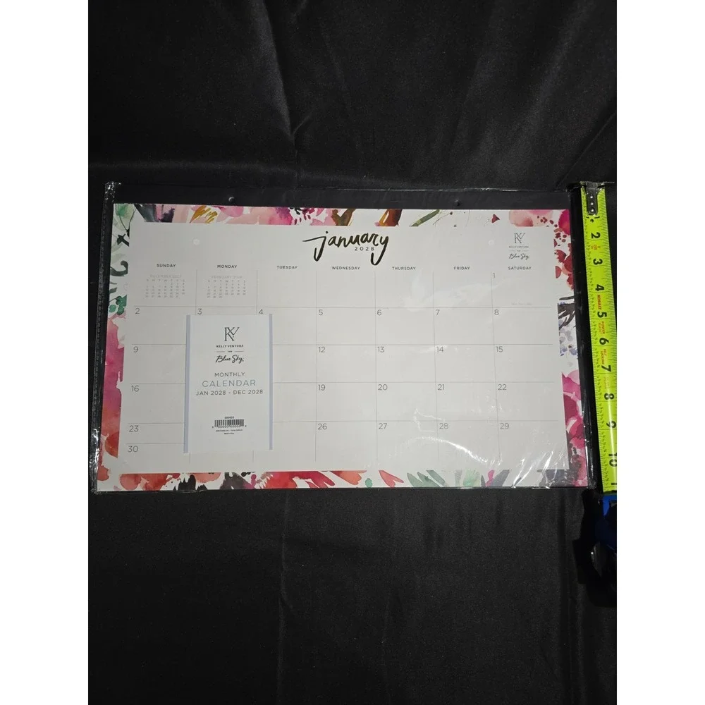 Blue Sky Desk Pad Calendar 17x11 2028